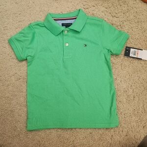 Tommy Hilfiger Kids Polo in Vibrant Green
